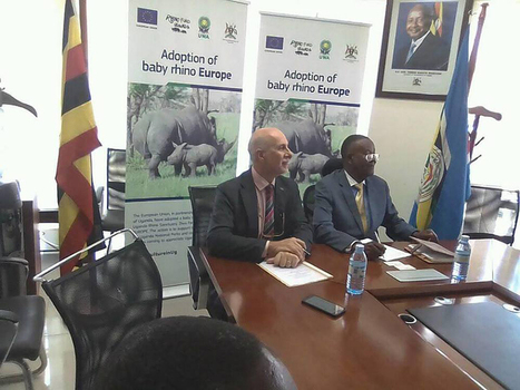 The European Union In Uganda Adopts & Names A Baby Rhino